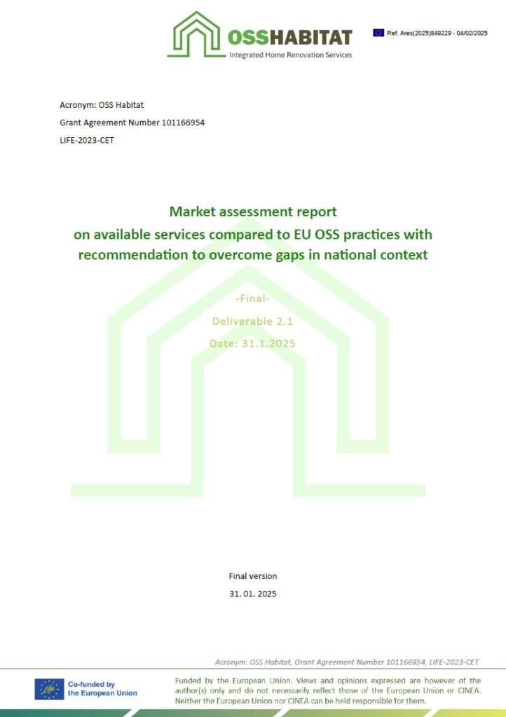 Market assessment report on available services compared to EU OSS ...